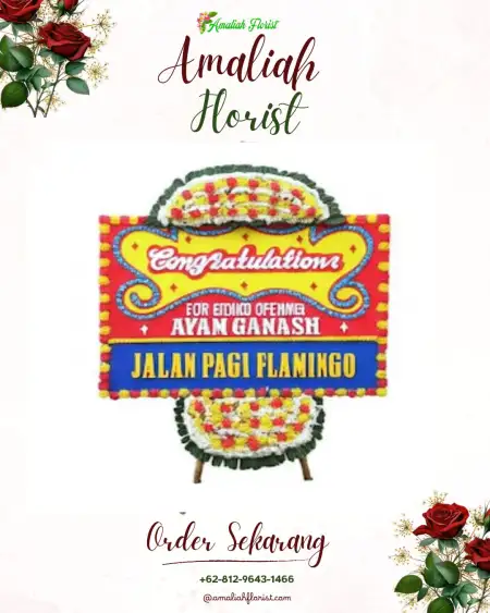 Sewa Papan Bunga Mokoau